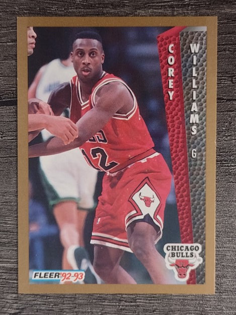 1992-93 Fleer #316 Corey Williams RC