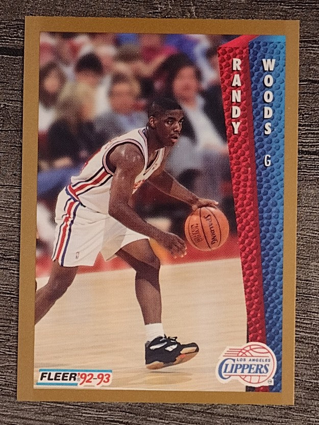 1992-93 Fleer #361 Randy Woods RC