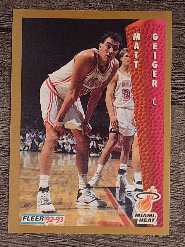 1992-93 Fleer #367 Matt Geiger RC