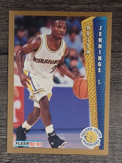 1992-93 Fleer #341 Keith Jennings RC