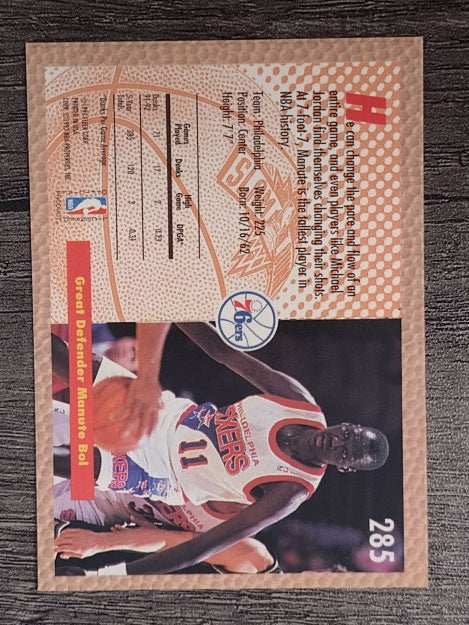 1992-93 Fleer #285 Manute Bol SD