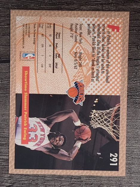 1992-93 Fleer #291 Patrick Ewing SD