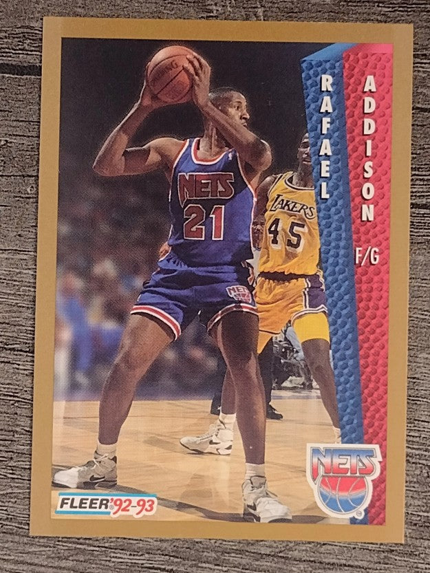 1992-93 Fleer #385 Rafael Addison