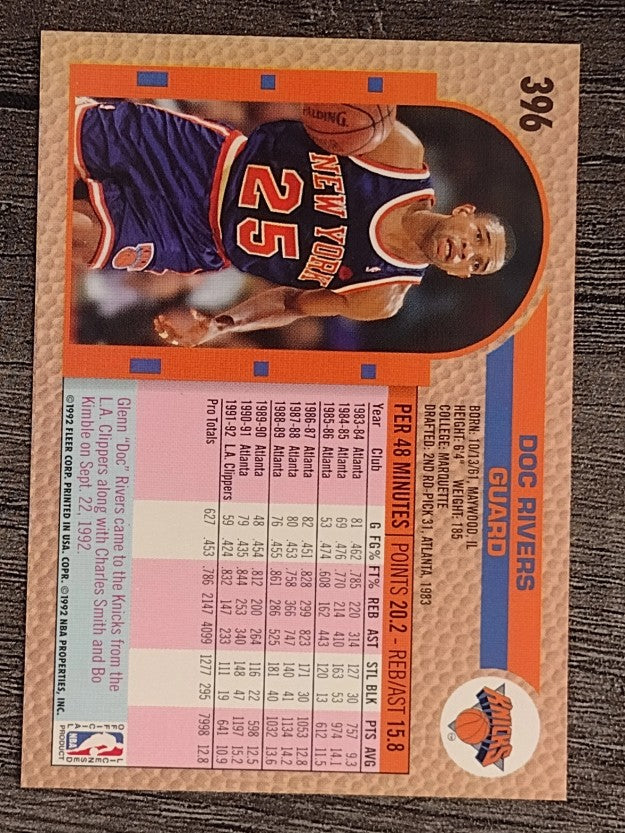 1992-93 Fleer #396 Doc Rivers