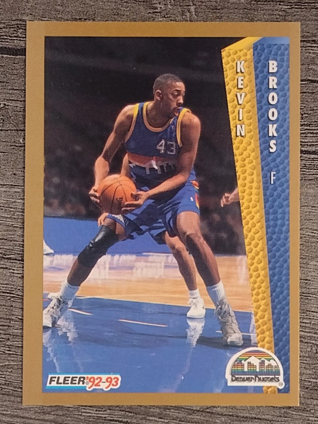 1992-93 Fleer #327 Kevin Brooks