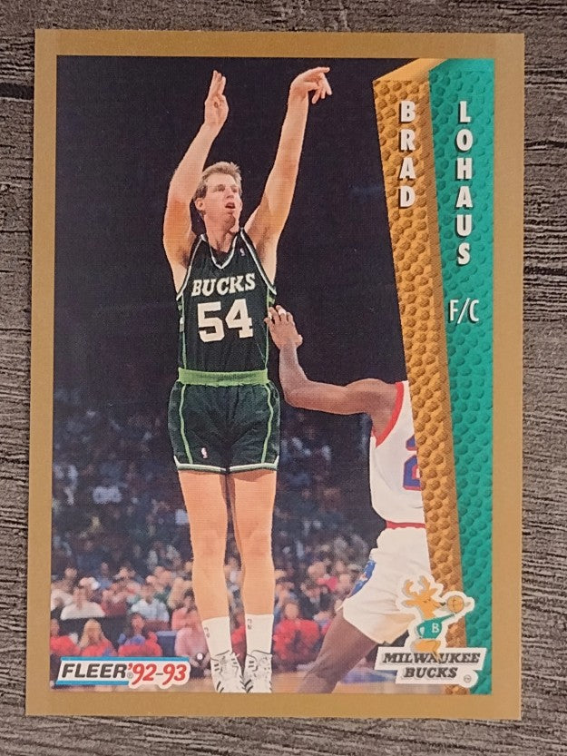1992-93 Fleer #374 Brad Lohaus