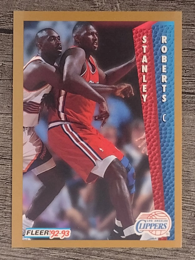 1992-93 Fleer #357 Stanley Roberts
