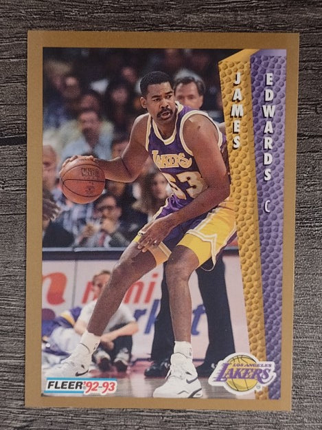 1992-93 Fleer #363 James Edwards