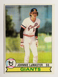 1979 Topps #284 Johnnie LeMaster (EX)