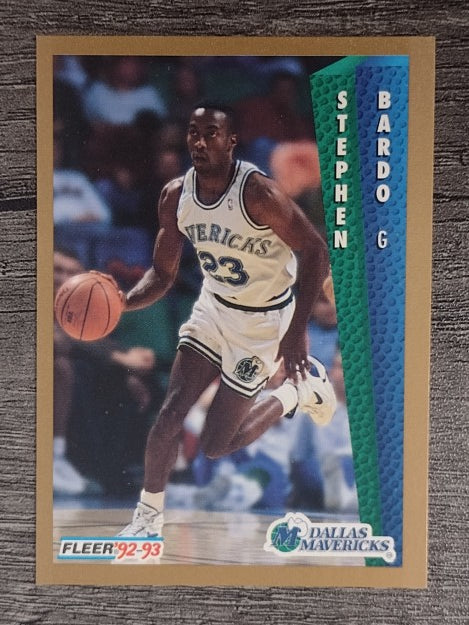 1992-93 Fleer #321 Steve Bardo RC
