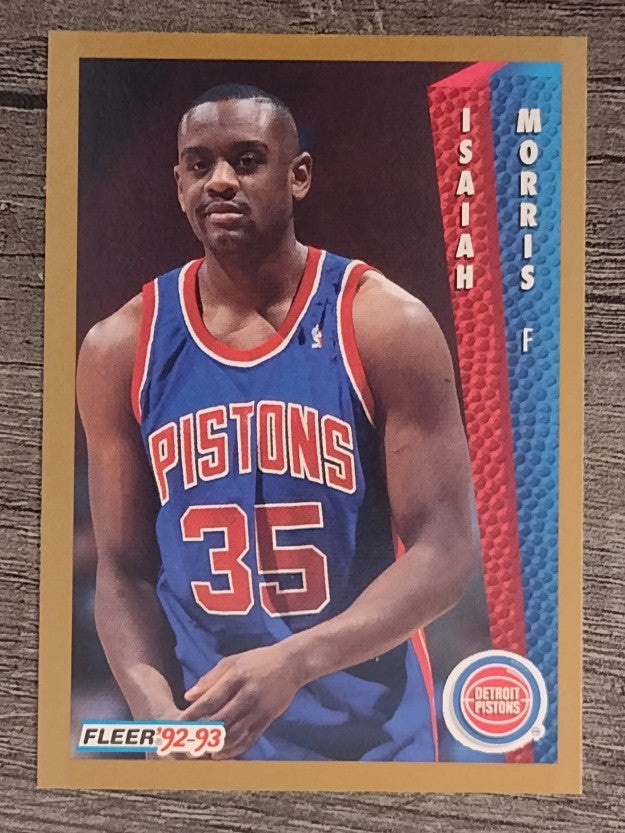 1992-93 Fleer #335 Isaiah Morris RC