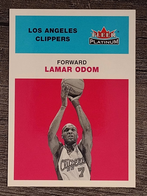 2001-02 Fleer Platinum #6 Lamar Odom