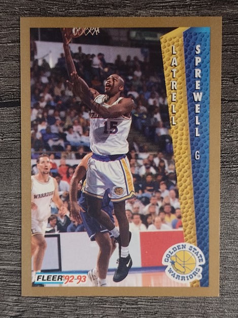 1992-93 Fleer #343 Latrell Sprewell RC