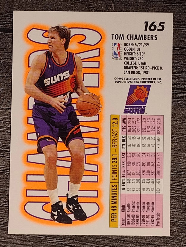 1993-94 Fleer #165 Tom Chambers