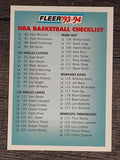 1993-94 Fleer #239 Checklist 86-165