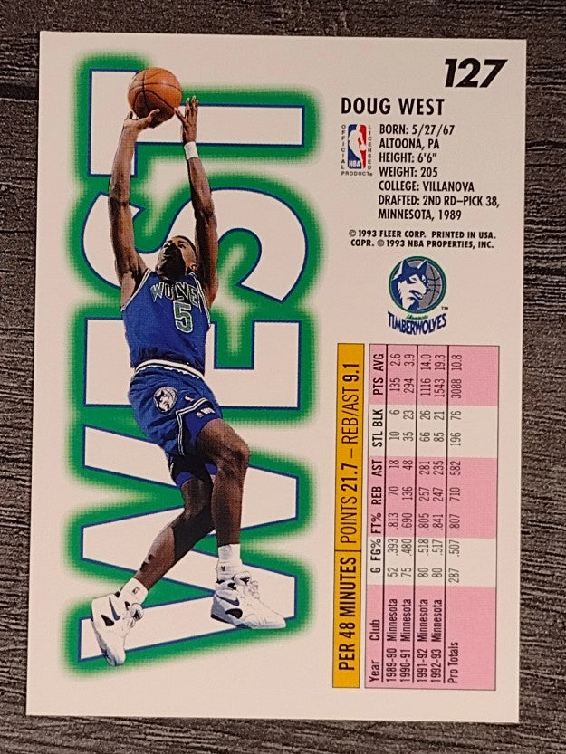 1993-94 Fleer #127 Doug West