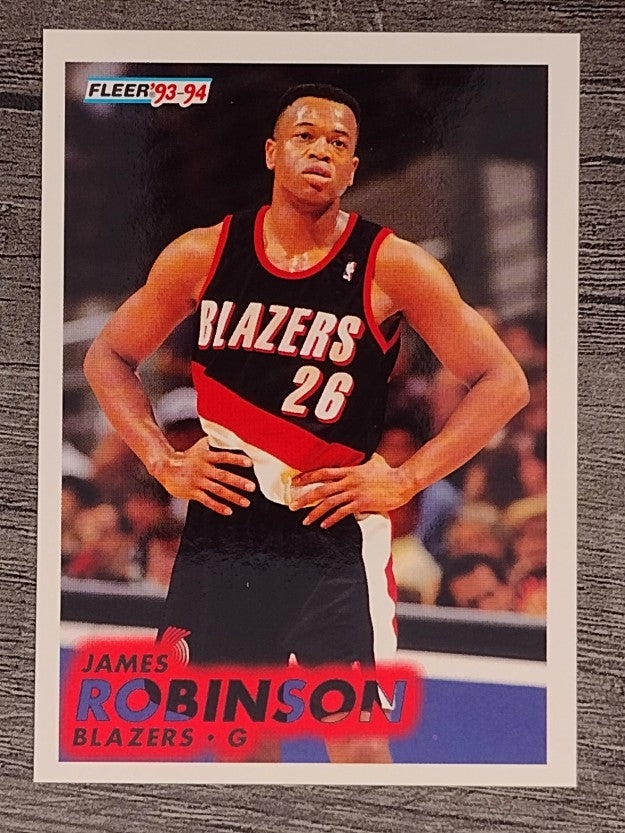 1993-94 Fleer #365 James Robinson RC