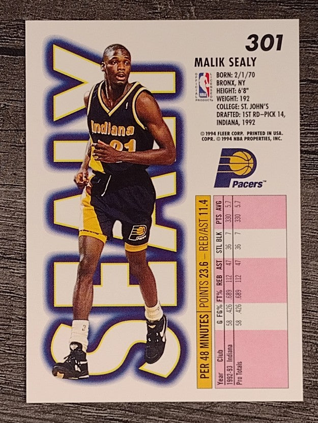 1993-94 Fleer #301 Malik Sealy