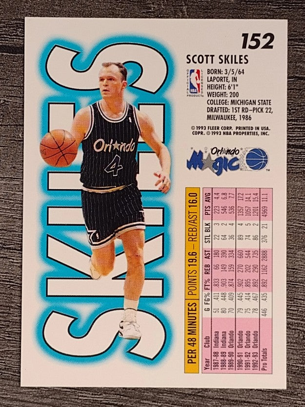 1993-94 Fleer #152 Scott Skiles