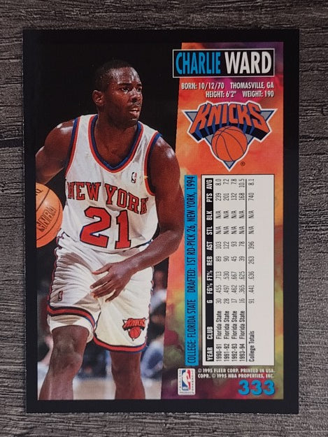 1994-95 Fleer #333 Charlie Ward RC