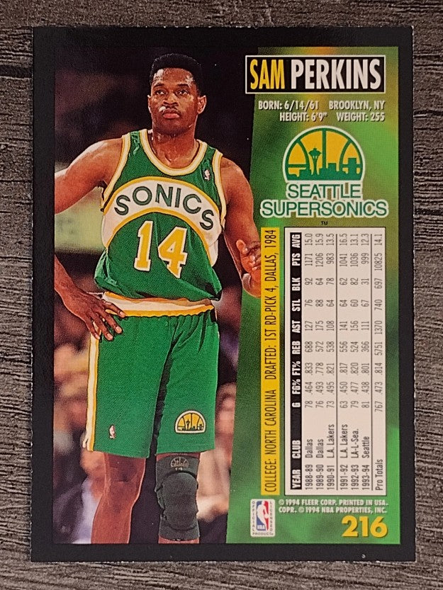 1994-95 Fleer #216 Sam Perkins