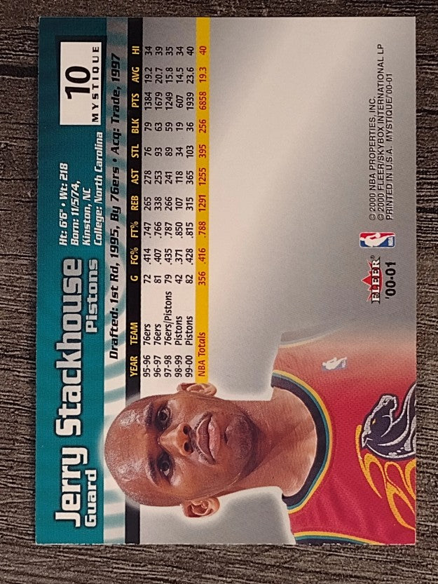 2000-01 Fleer Mystique #10 Jerry Stackhouse