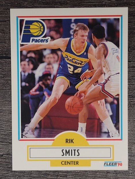 1990-91 Fleer #82 Rik Smits