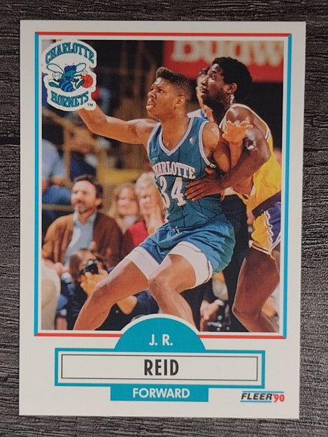 1990-91 Fleer #20 J.R. Reid RC