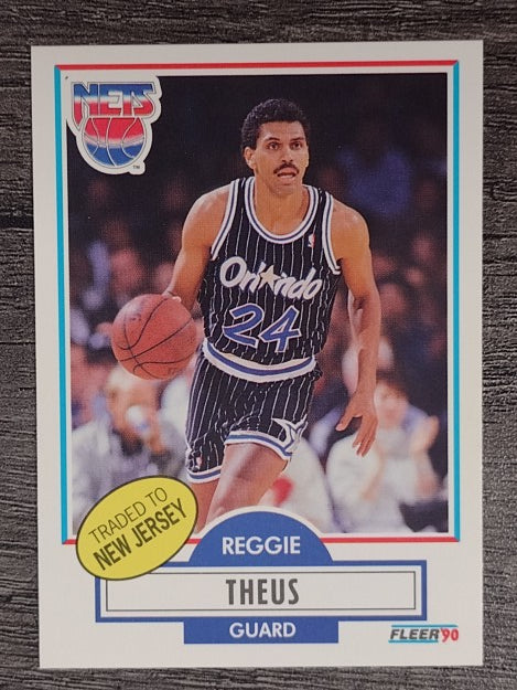 1990-91 Fleer #136 Reggie Theus