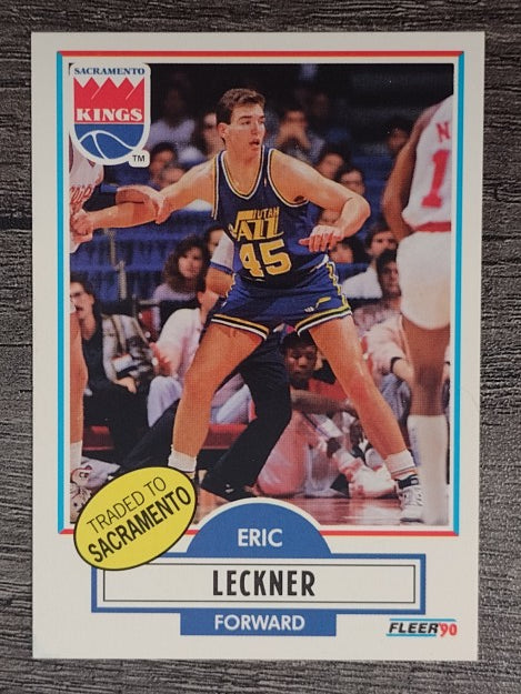 1990-91 Fleer #187 Eric Leckner