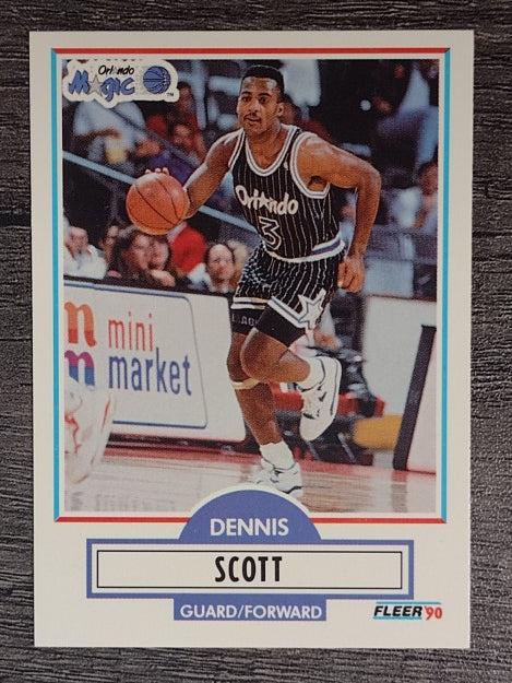 1990-91 Fleer Update #U68 Dennis Scott RC