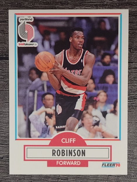 1990-91 Fleer #159 Clifford Robinson RC