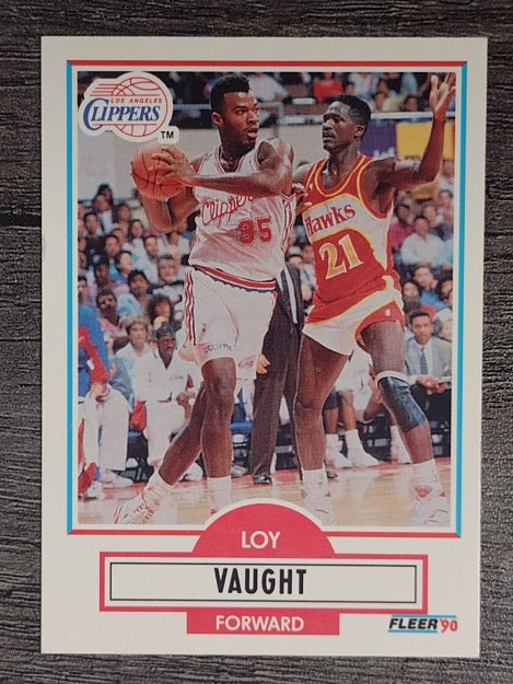 1990-91 Fleer Update #U42 Loy Vaught RC