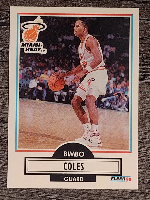 1990-91 Fleer Update #U48 Bimbo Coles RC