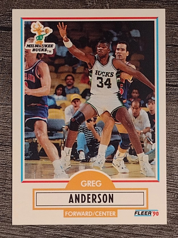 1990-91 Fleer Update #U51 Greg Anderson