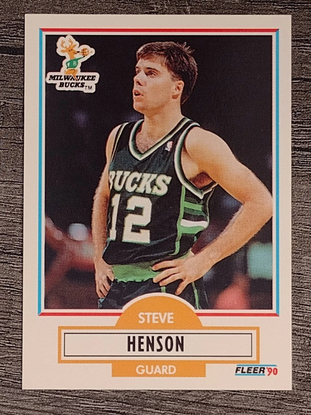 1990-91 Fleer Update #U53 Steve Henson RC