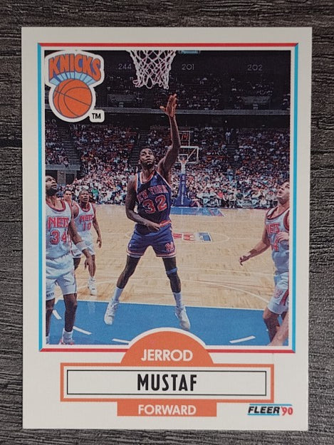 1990-91 Fleer Update #U64 Jerrod Mustaf RC