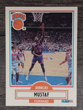 1990-91 Fleer Update #U64 Jerrod Mustaf RC
