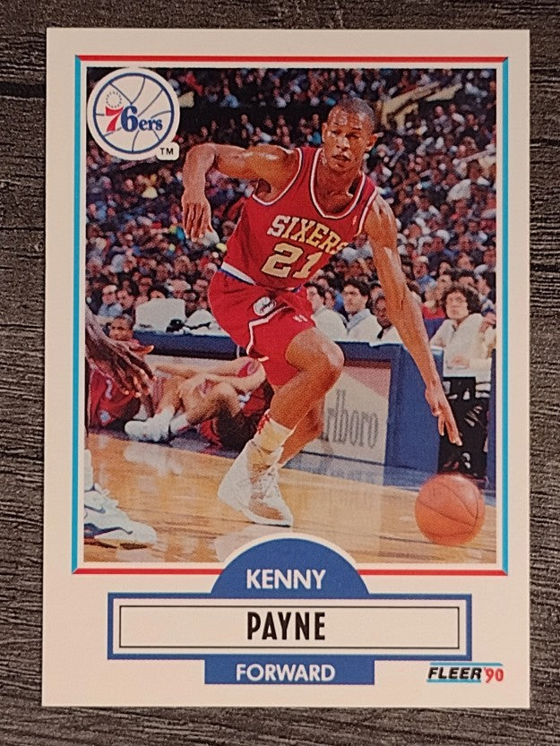 1990-91 Fleer Update #U72 Kenny Payne RC