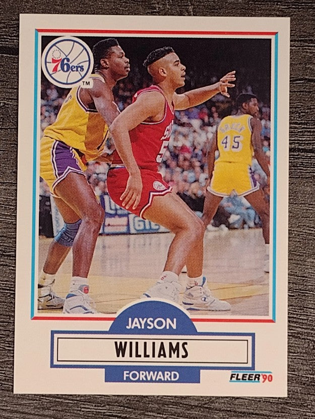 1990-91 Fleer Update #U73 Jayson Williams RC