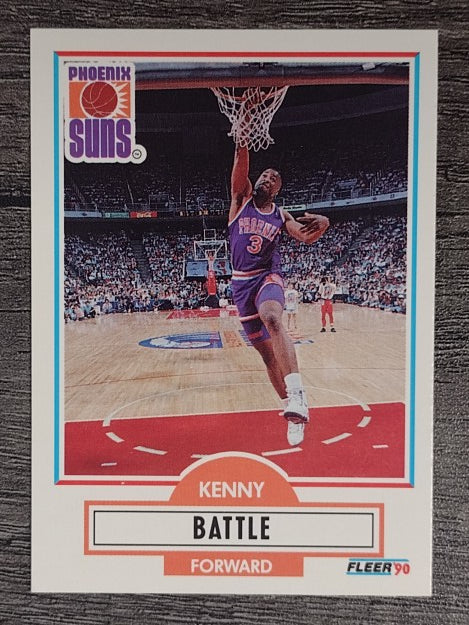 1990-91 Fleer Update #U74 Kenny Battle RC