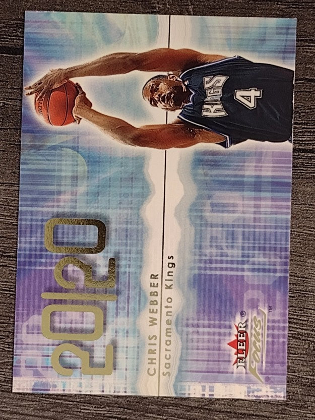 2000-01 Fleer Focus #222 Chris Webber 20