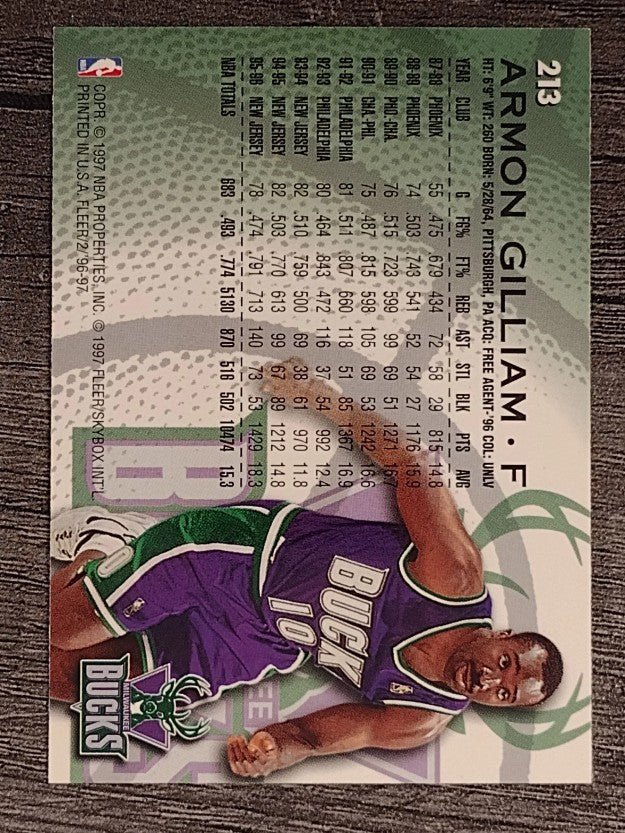 1996-97 Fleer #213 Armon Gilliam