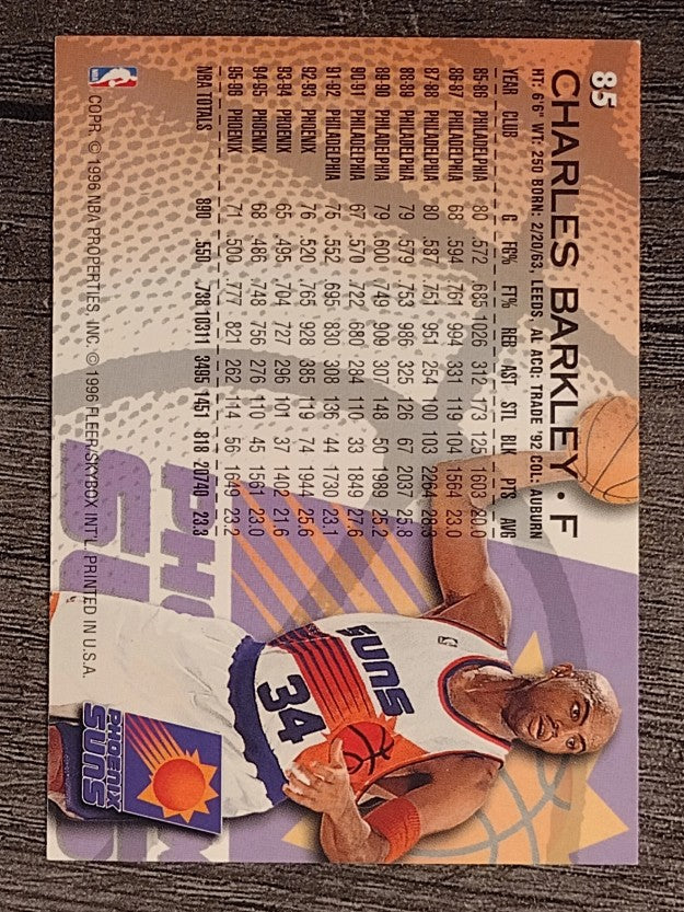 1996-97 Fleer #85 Charles Barkley
