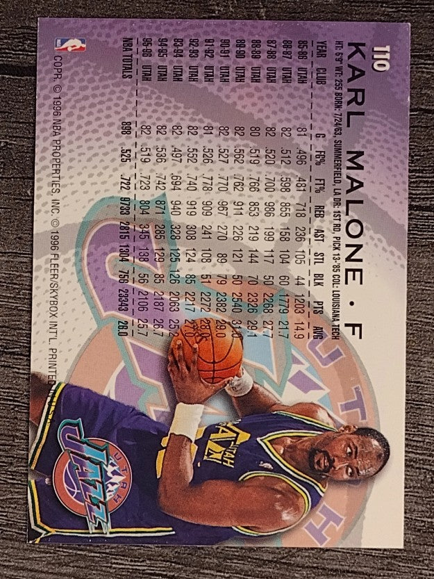 1996-97 Fleer #110 Karl Malone