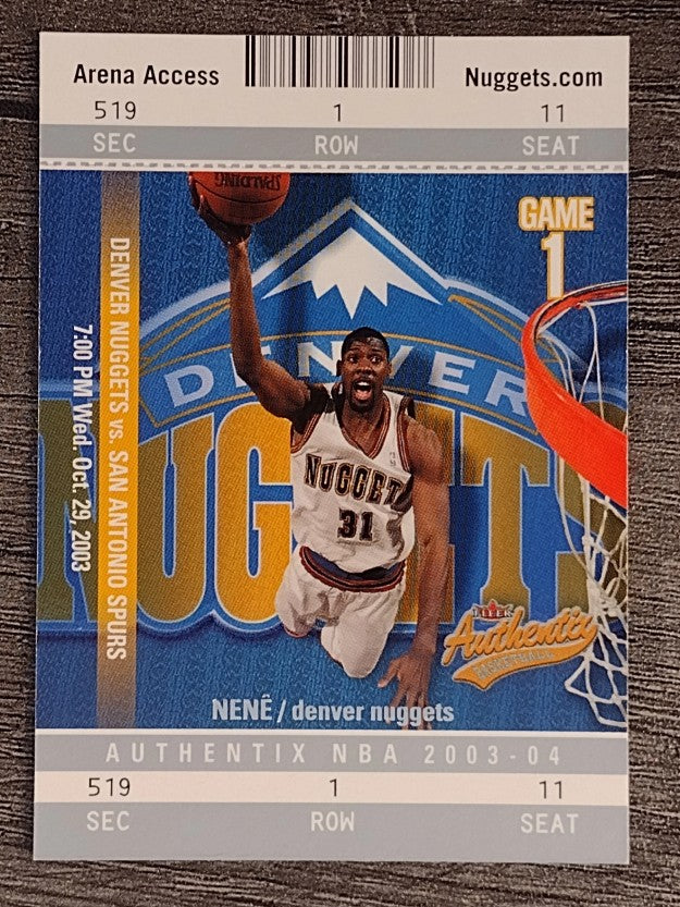2003-04 Fleer Authentix #35 Nene