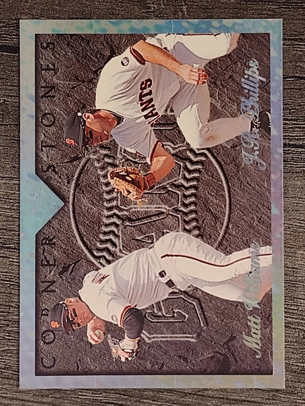 1995 Leaf Cornerstones #6 J.R. Phillips/Matt Williams