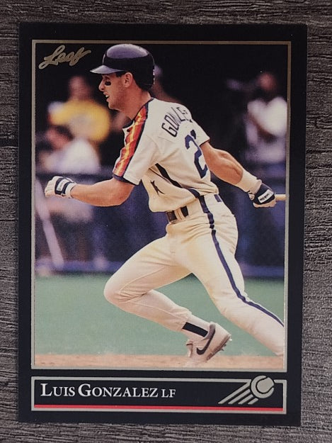 1992 Leaf Black Gold #160 Luis Gonzalez