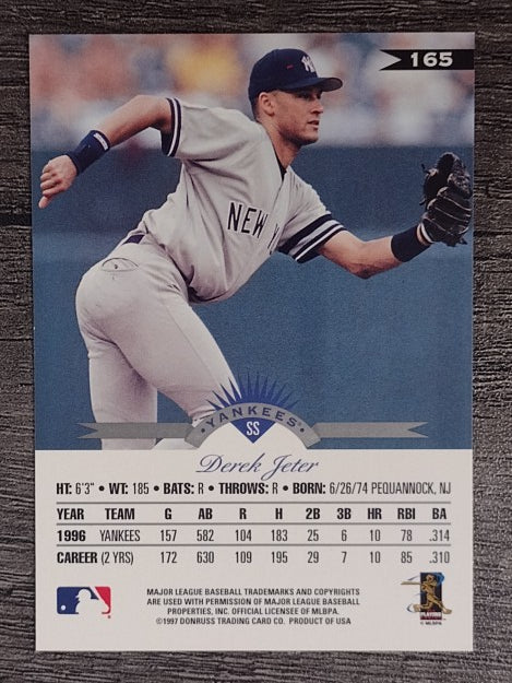 1997 Leaf #165 Derek Jeter
