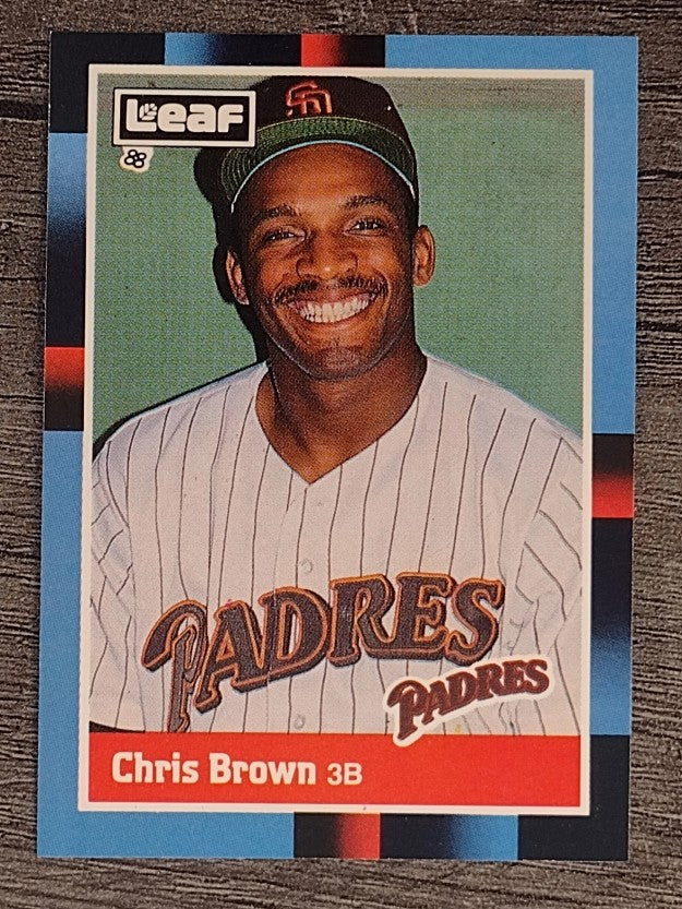 1988 Leaf/Donruss #221 Chris Brown